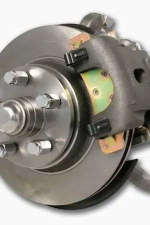 SSBC Power Drum to Disc Brake Conversion Kit with 2 Inch Drop Spindles & 2 Piston Aluminum Calipers - Front - A132-M Best Price