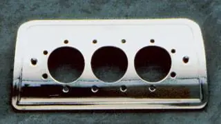 Hot Deal All Sales Third Brake Light Cover - Euro Tech Design - Brushed - 94220XP