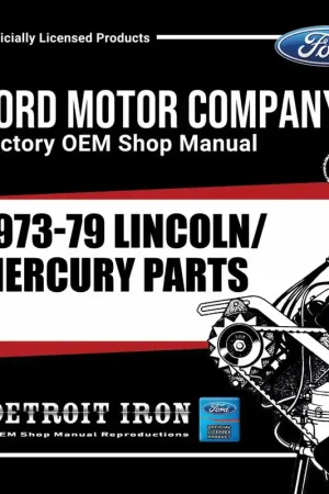 Digital Parts Manual for 1973-1979 Lincoln, Mercury Low Price