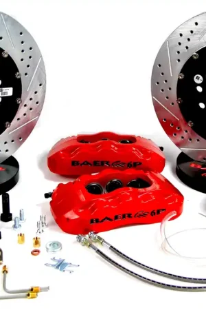 Baer Brakes 4261616HO Baer Brakes 13" Pro+ Front Brake Kit, Hugger Orange, SDZ, Std. Studs Time-Limited