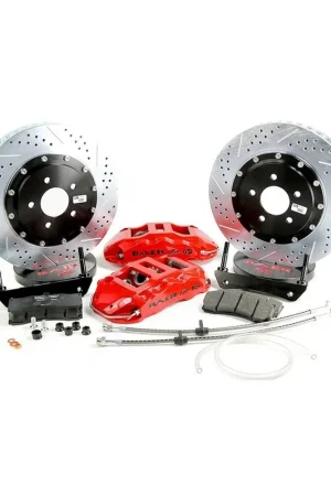 Baer Brakes 4301115R Baer Brakes 14" Extreme+ Front Brake Kit, Red, SDZ Professional Grade