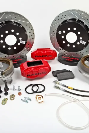 Baer Brakes 4302321R-1 Baer Brakes 13" SS4+ Rear Brake Kit, Red, Slot Time-Limited