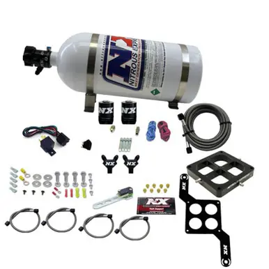 Nitrous Express Dominator Billet Crossbar Pro-Power Nitrous Kit (100-500HP) w/10lb Bottle - 60547-10 Authentic
