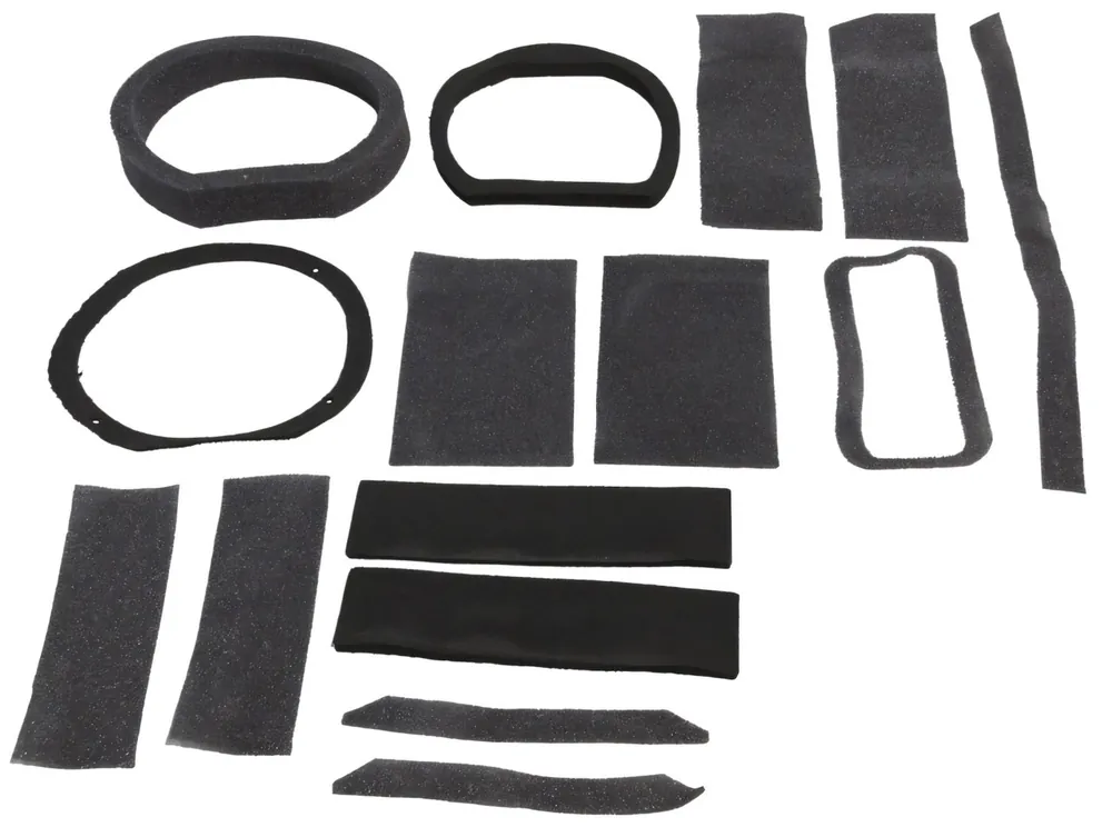 Heater Box Gasket Kit Weatherstrip Seal for Ford Cougar 1969-70 2DR Rubber w/A/C Certified