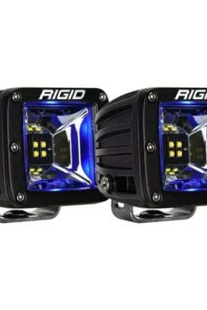 Deal Rigid Industries Radiance Pod Scene Lights 3in Blue Backlight - Surface Mount - Pair of 2 - #68201