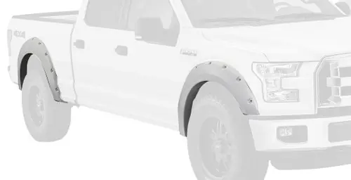 Bushwacker 2016-2020 Toyota Tundra Fleetside Pocket Style Flares 4pc - Magnetic Grey #30918-63 Fan Favorite