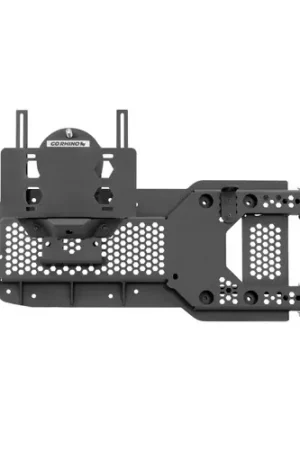 Get Yours Go Rhino 2008-2025 Jeep Wrangler JL/JLU Body Mount Spare Tire Carrier - Tex. Blk - 27137T