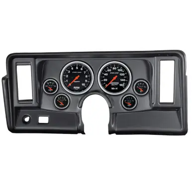 Autometer Sport-Comp 66-76 Nova Dash Kit 6pc Tach / MPH / Fuel / Oil / WTMP / Volt - 7024-SC Limited Edition