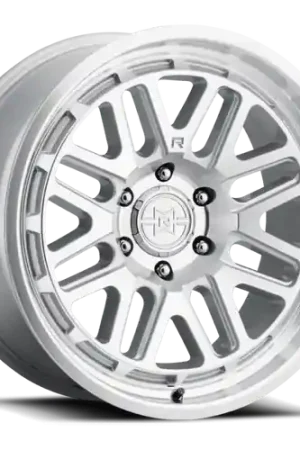 Affordable Method Raised MR804 20x9 / 6x5.5 BP / 12mm Offset / 106.25mm Bore - Machined - Clear Coat Wheel