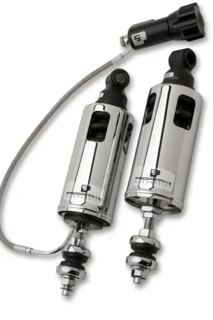 Progressive 00-17 Harley Softail 422 Series Shocks w/RAP - Chrome Price Cut