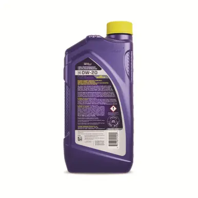 Seasonal Sale Royal Purple Synthetic High Performance 0W-20 Motor Oil (Canada) - 1 Quart - 26020