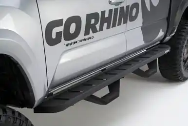 Original Go Rhino 99-16 Ford F-250/F-350 RB10 Complete Kit w/RB10 + Brkts + 2 RB10 Drop Steps - 6341808720PC