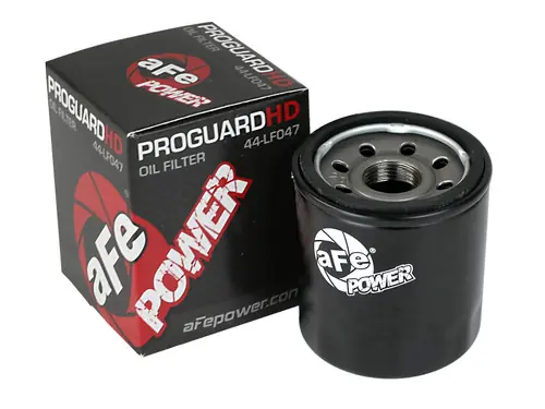Authentic aFe ProGuard HD Oil Filter; 19-20 GM Silverado 1500; L4 2.7L - Single - 44-LF047
