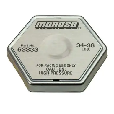 Big Sale Moroso Racing Radiator Cap - 34-38 PSI - 63333