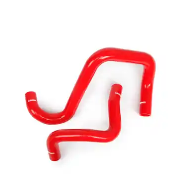 Get Yours Mishimoto 2012+ Jeep Wrangler 6cyl Red Silicone Hose Kit - MMHOSE-WR6-12RD