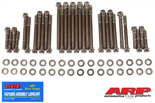 ARP Big Block Chevy Head Bolt Kit with Brodix Aluminum Heads - Stainless Steel Trending