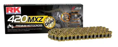 Genuine RK Chain GB420MXZ-132L - Gold - GB420MXZ-132