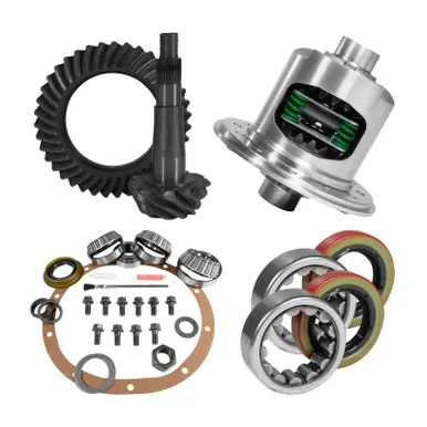 Best Choice Yukon 8.25in CHY 4.56 Rear Ring & Pinion Install Kit Positraction 1.618in ID Axle Bearings - YGK2197