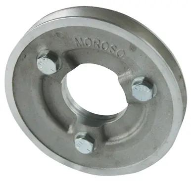Free Returns Moroso Chevrolet Big Block 396-454 (w/Short Pump) Crankshaft Pulley - Single Groove - Cast Aluminum - 64200