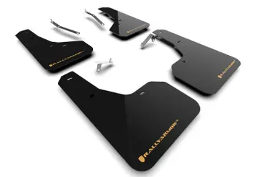 Popular Rally Armor 2022 Subaru Forester (Incl. Wilderness) Black UR Mud Flap w/ Wild Orange Logo