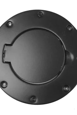 Popular Rugged Ridge 97-06 Jeep Wrangler TJ Black Non-Locking Gas Cap Door