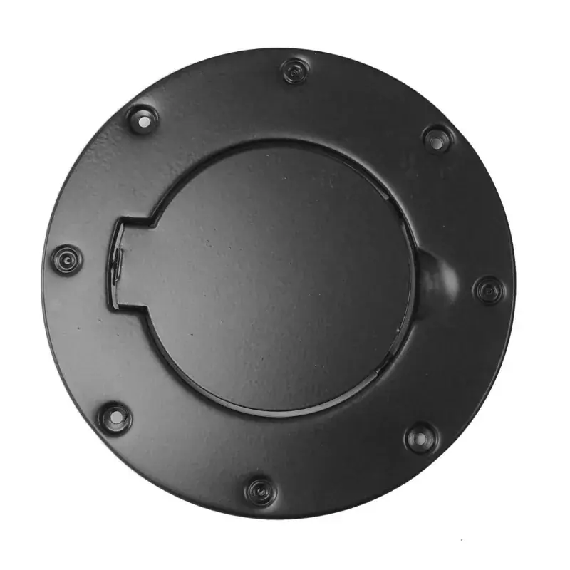 Popular Rugged Ridge 97-06 Jeep Wrangler TJ Black Non-Locking Gas Cap Door