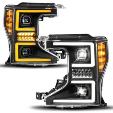ANZO 20-22 Ford Super Duty (Halogen) Z-Series Full LED Proj Headlights SeqSig - Driver Side ONLY - 111620X-L Bargain