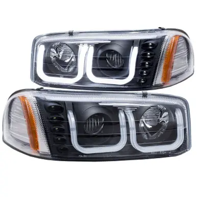 Editor’s Pick ANZO 1999-2006 Gmc Sierra 1500 Projector Headlights w/ U-Bar Black - 111303