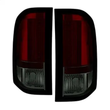 Spyder Chevy Silverado 07-13 LED Tail Lights Red Smoke ALT-YD-CS07-LED-RS - 5001801 Top Rated