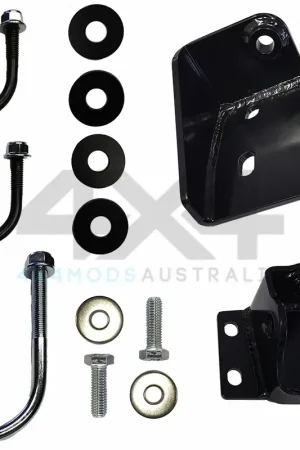 Performance Suspension Racing Steering Damper High Clearance Relocation Bracket - Suits Tapered Pin Style Damper + 35-38mm Bar (Patrol GU II Wagon) Special Offer