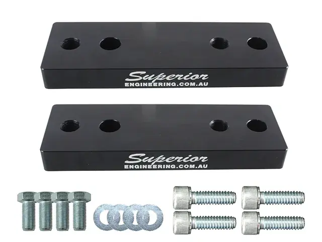 Seasonal Sale Superior Engineering Sway Bar Relocation Plate Front 3-4 Inch 75-100mm Lift Pair (Landcruiser 200 Series)