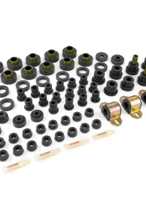 Handmade Rugged Ridge Total Bushing Kit Black 80-86 Jeep CJ5 & CJ7