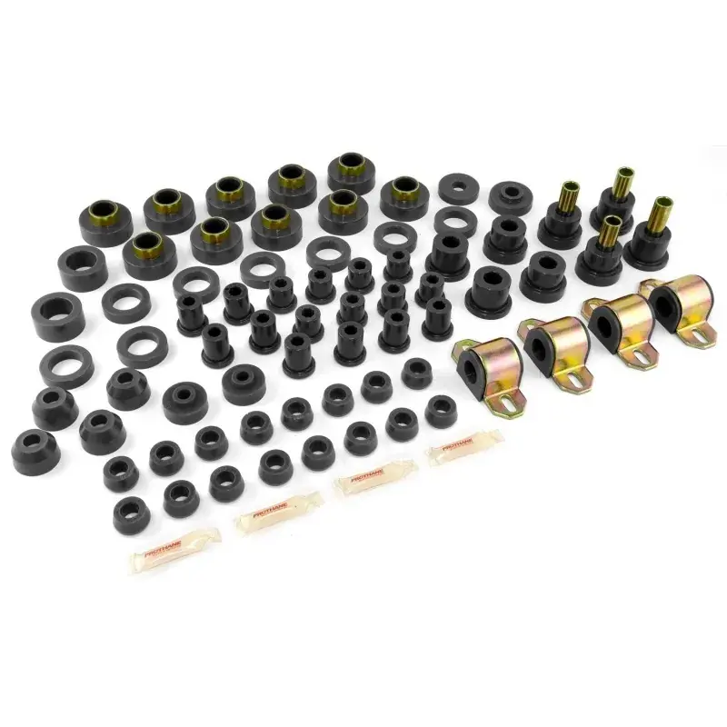 Handmade Rugged Ridge Total Bushing Kit Black 80-86 Jeep CJ5 & CJ7