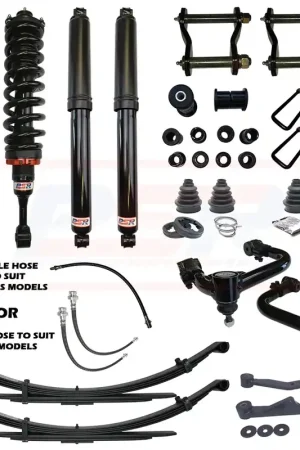 Performance Suspension Racing TTG 3" Lift Kit Long Travel Heavy Duty Front and Rear 300KG (Hilux N70 PRE-ABS) Bulk Order