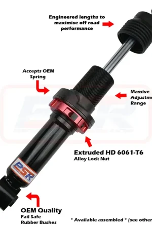Performance Suspension Racing TTG Front 2-3" Adjustable Shock Absorber (Triton ML - MR) Limited Offer