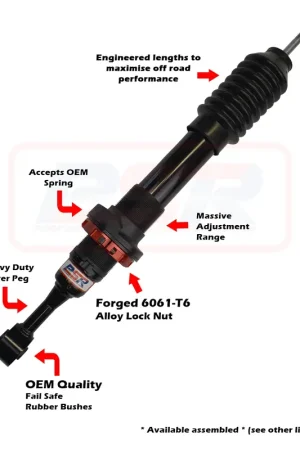 Time-Limited Performance Suspension Racing TTG Front Adjustable Shock Absorber (Toyota)