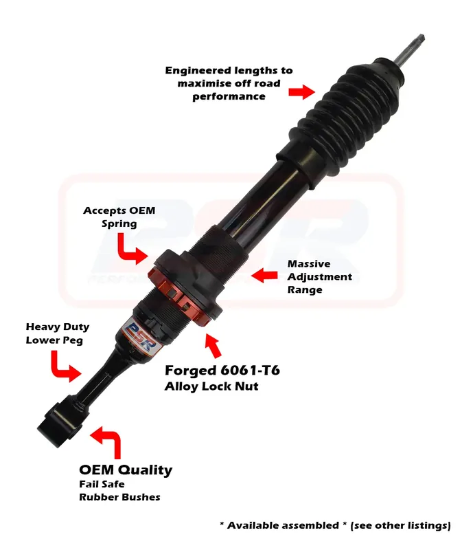Time-Limited Performance Suspension Racing TTG Front Adjustable Shock Absorber (Toyota)