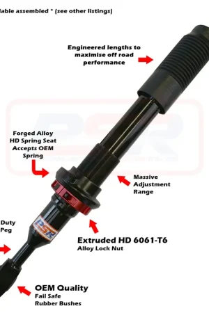 Modern Performance Suspension Racing TTG Front Shock Absorber (Landcruiser 200 Series)