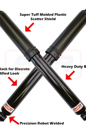 Last Chance Performance Suspension Racing TTG Rear Shock Absorber 670mm Open Large Eye 19mm Bush Ends - PAIR