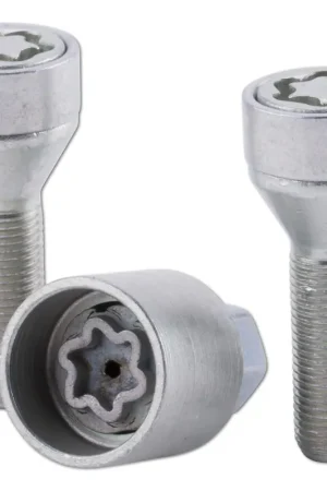 ST Suspension Wheel Lock Bolts M12x1,25x41mm Flat Silver - Silver 2 pcs. Must Have