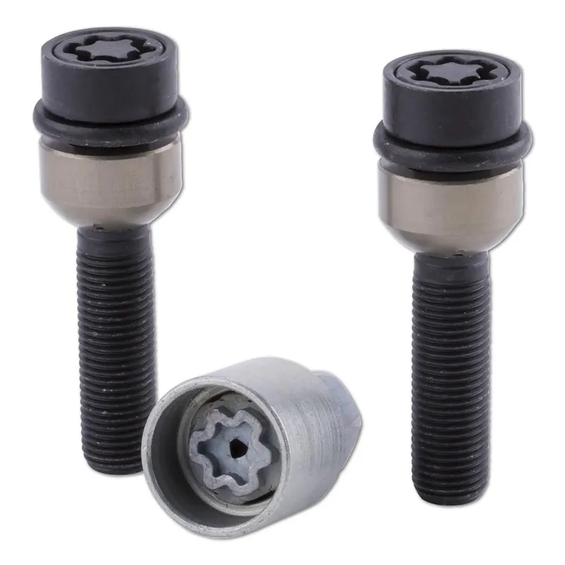 Express Delivery ST Suspension Wheel Lock Bolts M14x1,5x50mm Loose Ball R14 - Black 2 pcs.