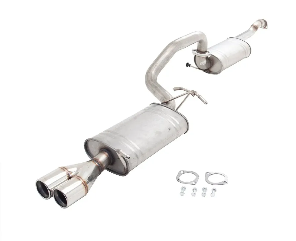 Best Choice XForce 2.5in Cat-Back Exhaust w/Dual Tips - 409 Stainless (FG Falcon XR6 Sedan 08-16) - Non Turbo