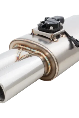 XForce Varex Universal Oval Muffler - 2.5in Inlet/Twin Tip Buy Online