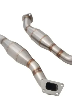 XForce Twin 2.25in Stainless Steel Metallic Cats - Matt Finish (Commodore 06-17) Factory Price