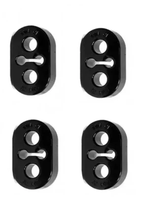 Kartboy Exhaust Hangers - 15mm Black 4 piece Combo (WRX/STi 94-07) Express Delivery