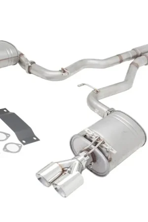Markdown XForce 7-Series Twin 2.5in Cat-Back Exhaust - 409 Stainless Steel (Commodore/Calais 06-17)