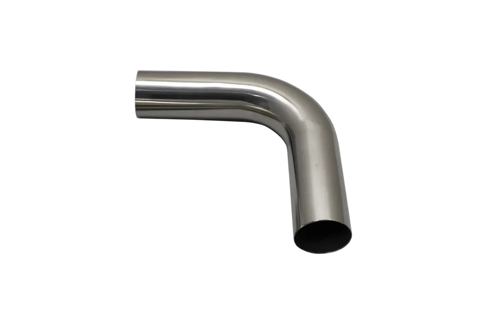 XForce 90 degree 3in Stainless Steel Mandrel Bend 1.5D 6in Leg - Polished Secure Checkout