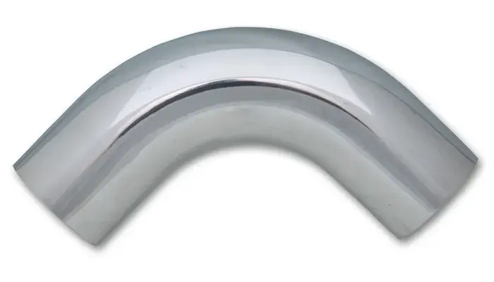 Vibrant Performance 90 Degree Aluminum Bend 1" O.D. - Polished No Minimum Order