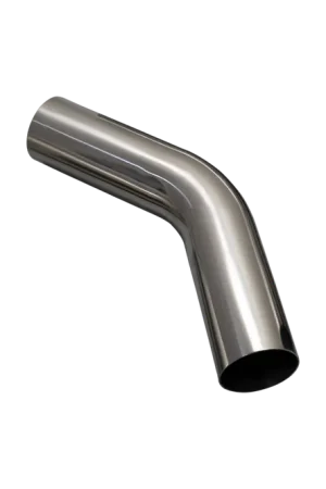 XForce 45 degree 2.5in Stainless Steel Mandrel Bend 1.5D 6in Leg - Polished Exclusive Offer