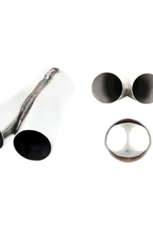 Special Discount XForce Merge Pipe from Twin 2.5in to Single 3in - Stainless Steel
